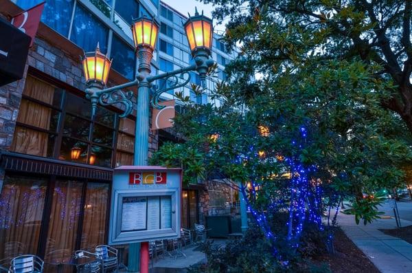 Patio At Dusk