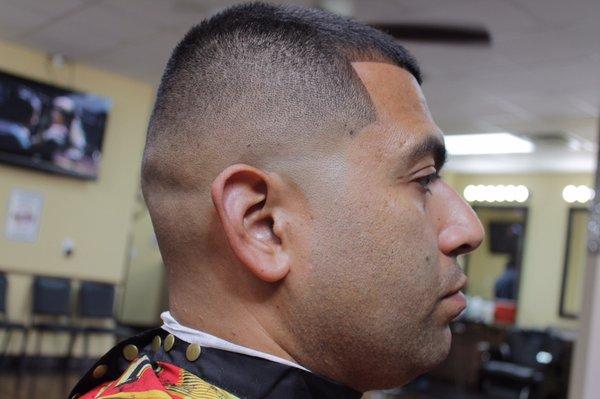 Military bald fade by Sir Reginald