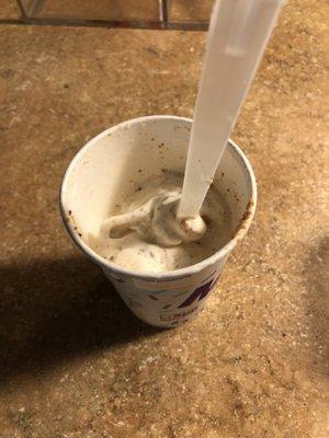 This is the regular McFlurry with extra Reese's I paid for ‍