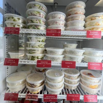 Large cream cheese to go containers