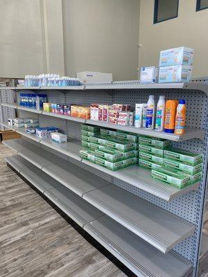 Gloves, Purell Hand Sanitizer, Masks, E-Mergence, Tylenol and more