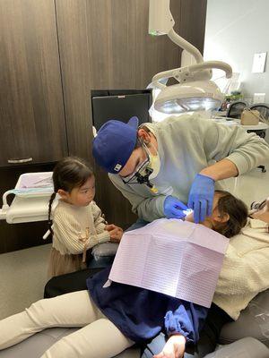 Coolest dentist ever!! Kids loooove Dr. Park!!