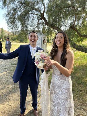 Groom and Bride! Spencer & Katie