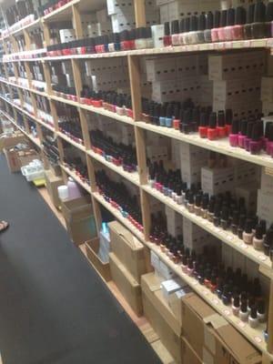 Tons of nail polish!