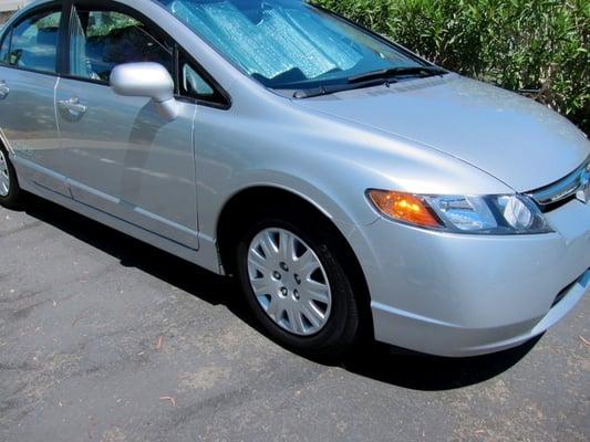 Ken S.'s 2008 Civic.  The front fender & the skin on right front door had to be replaced due to it being hit while parked.