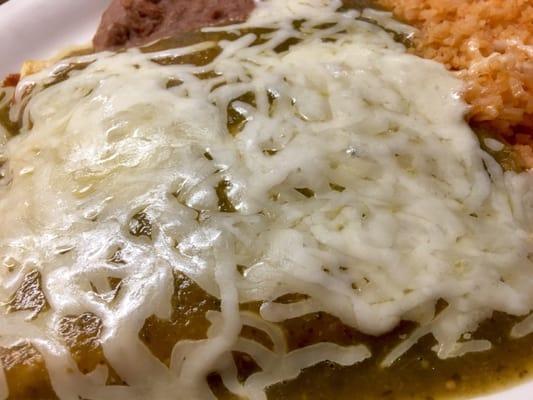 Green enchiladas