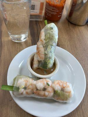 Summer Spring Roll Bowl (w/shrimp)