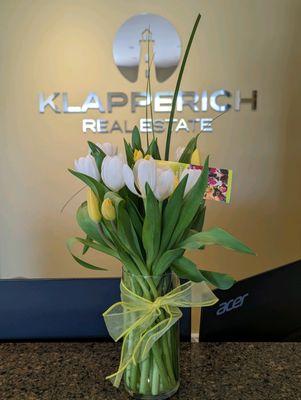 Spring in the Klapperich Real Estate Office