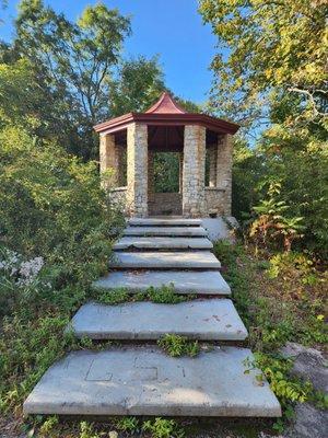 Historic gazebo at the pinnacle