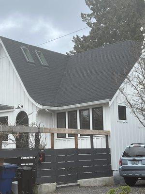 Roof windows and siding and paint