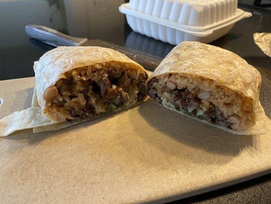 Asada burrito