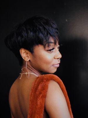 Pixie Cut on Natural Hair