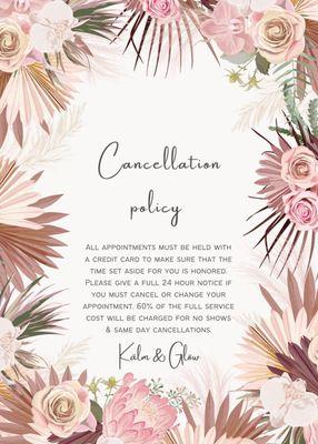 Cancellation Policy