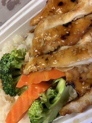 Chicken Teriyaki fresh vegetables