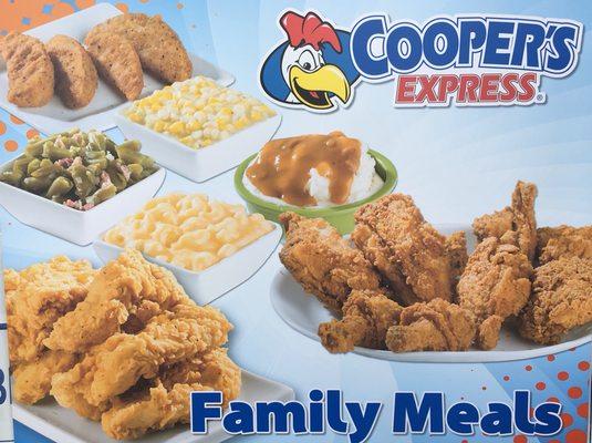 We offer Family Meal that comes with our Fried Chickens and Signature sides.