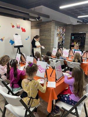 Painting Birthday Party