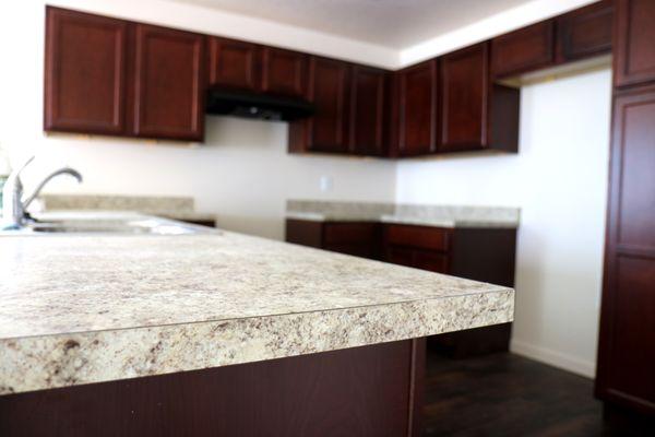 Habitat Orlando & Osceola homeowners choose cabinet colors, countertops & more. Major appliances, not pictured here, are included.