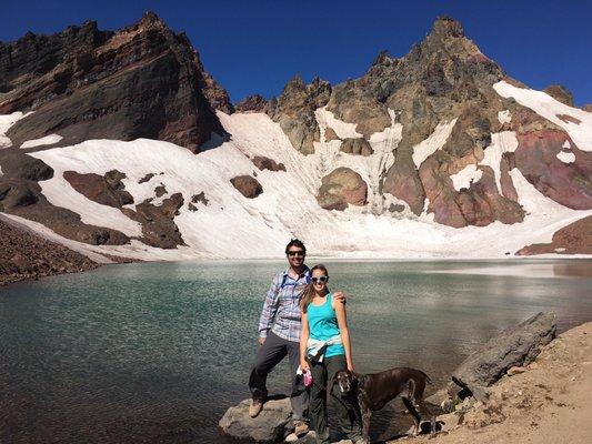 Dr. Trevor Frideres and wife Kylie enjoying our local trails.