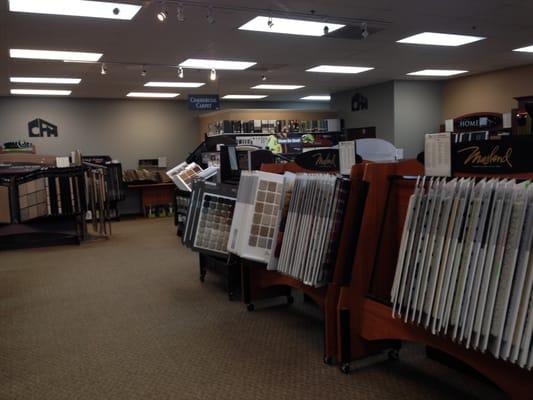 Carpet selection at Contract Furnishings Mart Redmond