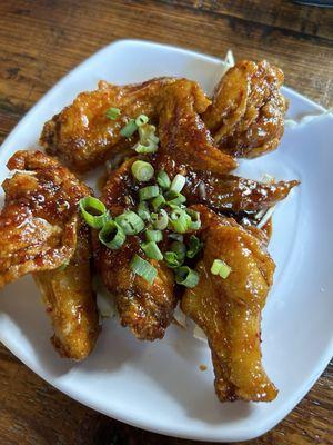 Spicy garlic wings