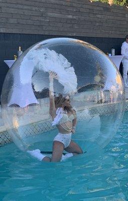 Water Sphere Act for Corporate Event