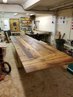 Reclaimed Oak Farm Table