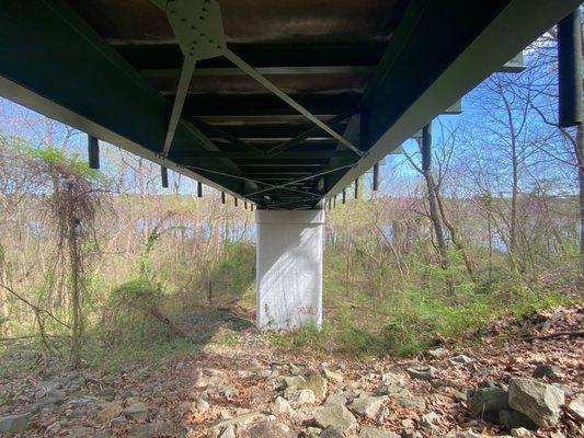 Under nickel bridge