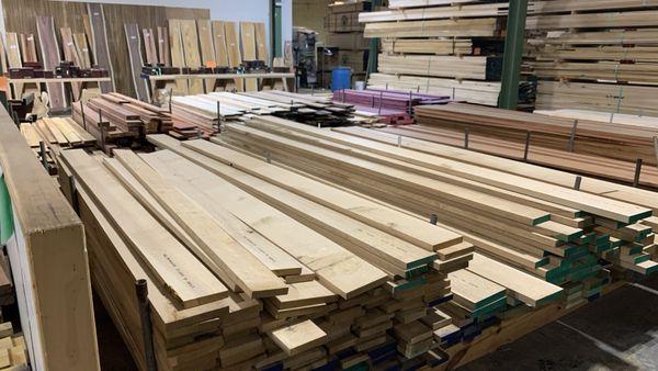 So much quality hardwood!