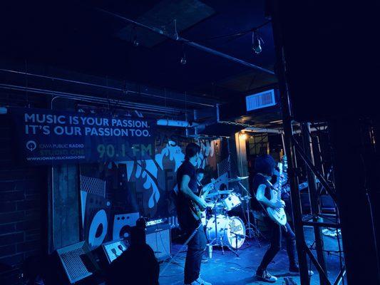 Surf Zombies at the Basement for Iowa Public Radio live show