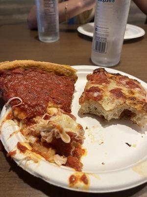 Chicago deep dish vs Detroit deep dish