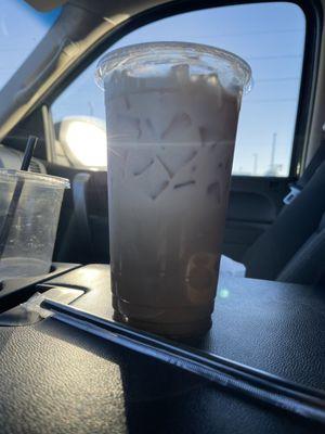 Large White Mocha