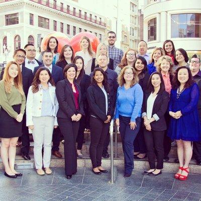 Company Photo Shoot in Union Square, San Francisco 2016