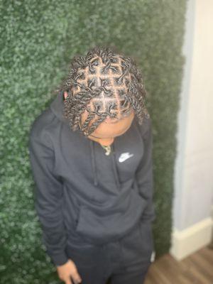 Loc Retwist . Two Strand