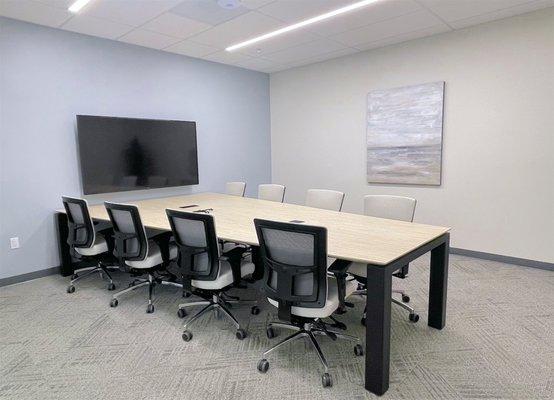 New offices, suites, lab space, and conference rooms that are modern.