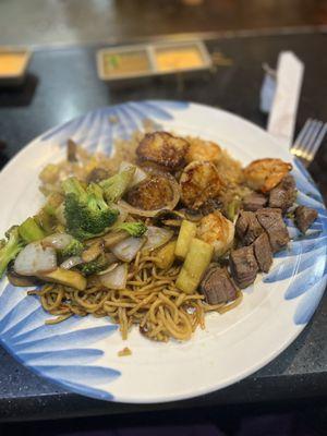 Best combo Steak and Scallop Hibachi Combo