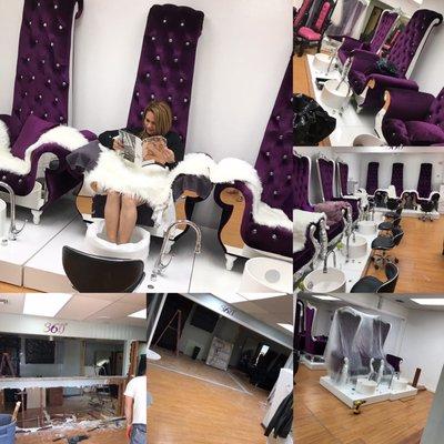 remodeling a new style 360° beauty spa