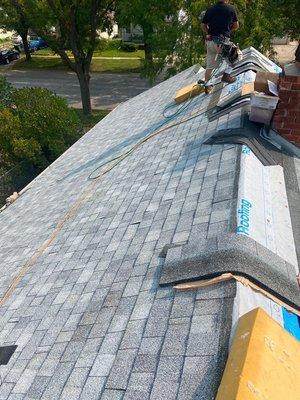 CertainTeed Landmark shingles Birchwood install #rooferdfw #roofingtexas #bestroofer #roofernearme