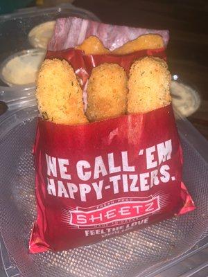 Mozzarella sticks & Mac n Cheese bites