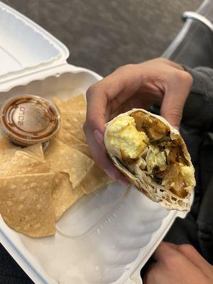 Breakfast burrito