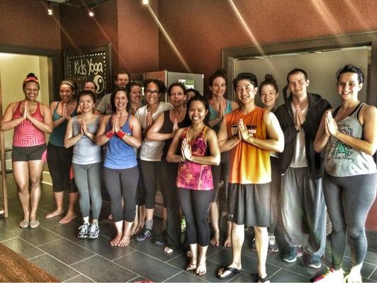 Awesome time with Yelp Fit Club at Powerflow Yoga Clifton!