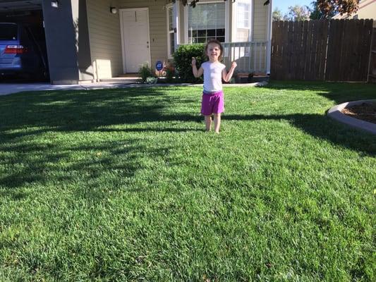 Thanks Zamzows for a lush, green and healthy lawn!