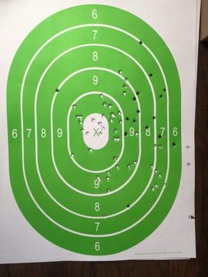 First time shooting my P320. Practice makes better.