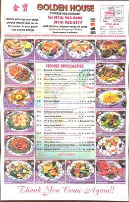 To-go menu