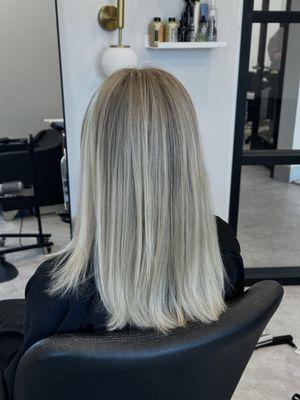 Blonde highlights