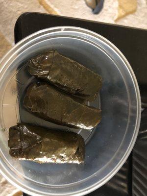 Stuffed grape leaves