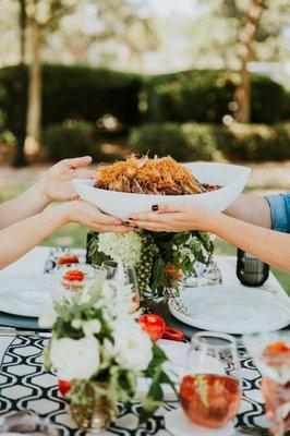 Sharing a Meal Together