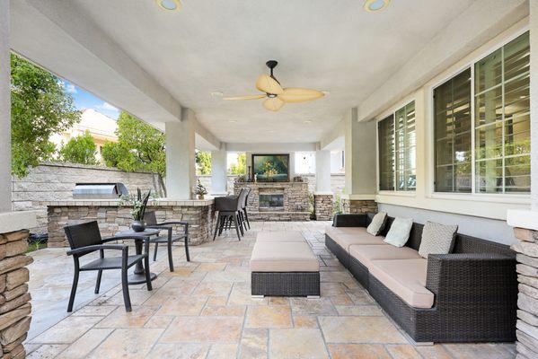 Our newest luxury residential listing includes outdoor recreational space for entertain and relaxation