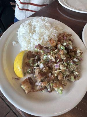 Chicharrón sisig