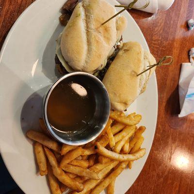 French dip and fries