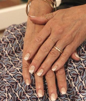 Get nailed at the GSL! French manicures are timeless. Here's a French manicure with a twist.